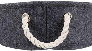 Корзина для домашніх тварин Trixie Lian, діаметр 45 см, антрацит