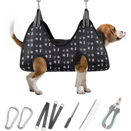 Набір для догляду за собаками: гамак, повід для стрижки нігтів, насадка для обрізки та пилка (M, 18 кг)