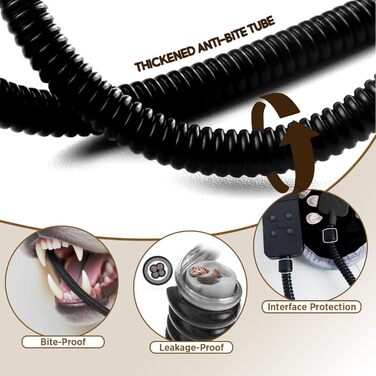 Килимок гріючий для тварин Furrybaby: водонепроникний, анти-гризучий, 30.5 см, чорний