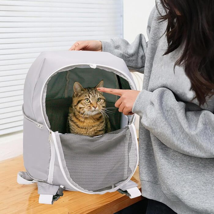 Транспортна сумка для котів та собак, водонепроникна, м'яка | Ідеальна для малих та середніх тварин у подорожах, на прогулянках та в авто