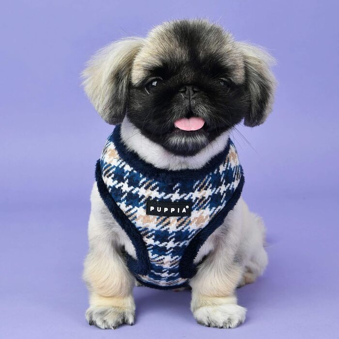 Шлея для собак Puppia Kellen, розмір S, нейлон, темно-синя, 800 г