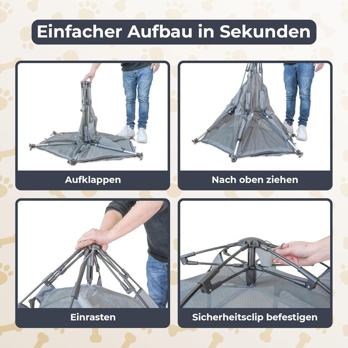 Клітка-переноска для собак Pety - 100x60 см, антрацит. Переноска для собак, вольєр для кемпінгу, вольєр для дому та відпочинку