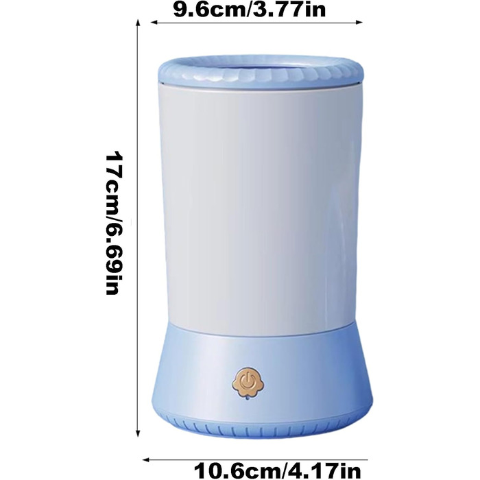 Автоматична мийка лап для собак та котів | Електрична чаша для миття лап з м'якими щетинками | Переносний очищувач лап для собак великих, середніх та малих порід