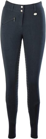 Лазура - зимові рейтузи для жінок та дітей Comfort з силіконовим повним сидінням та передньою кишенею | теплі рейтузи для їзди верхи в темно-синьому або чорному кольорі | рейтузи для верхової їзди розміри 104-176 та 36-48 | Лазура