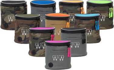 Сумка для ласощів Quickdraw для собак – сумка для дресирування з тримачем клікера та диспенсером для пакетів – зручна сумка для ласощів для собак – міцна, світловідбиваюча, рожева