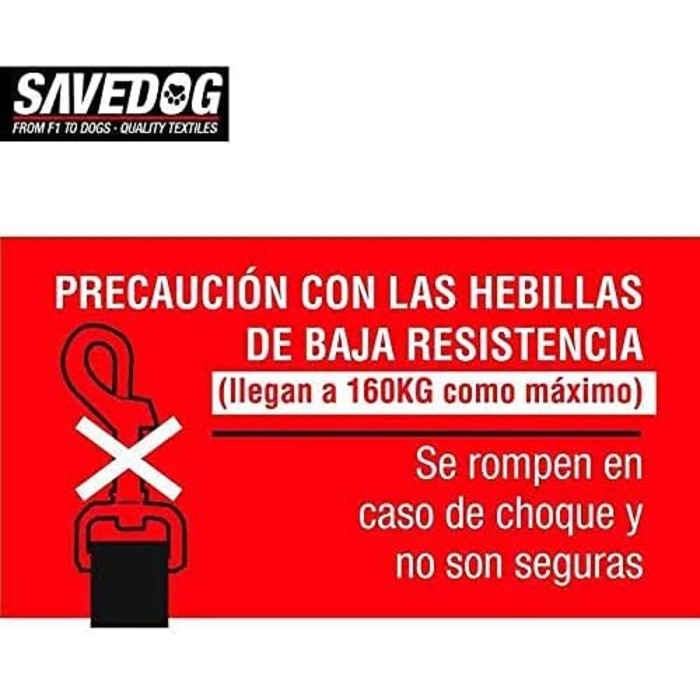 PONSA SAVEDOG: Безпечний поводок-переноска для собак. Міцний, вантажопідйомність 1000 кг, відповідає ISO 27955:2010