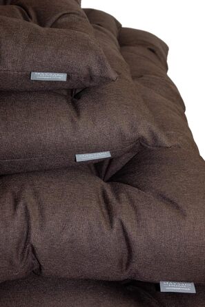 Ортопедичне ліжко для собак Mayaadi-Home: м'яке, зручне, для алергіків (60x50 см, коричневе)