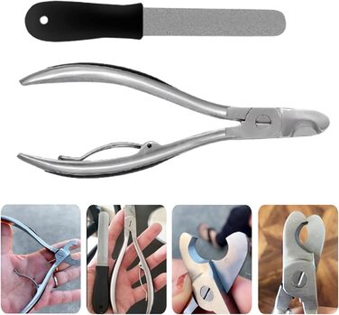 Ножиці для стрижки кігтів собак - міцні, з нержавіючої сталі | Для великих та середніх порід собак, котів, домашніх тварин, у дорогу, для використання в приміщенні та на вулиці