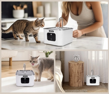 Автопоїлка-фонтан Nobleza, пластик, 4000 мл