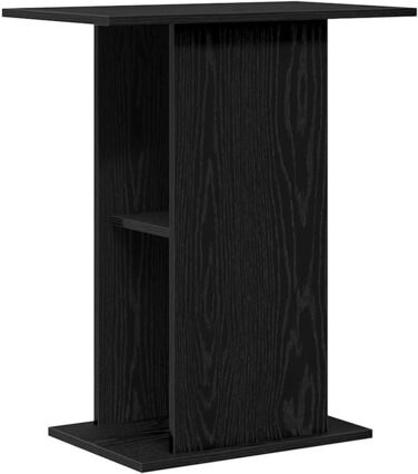 Тумба для акваріума vidaXL 60,5x36x72,5 см, чорний дуб, ДСП, міцна шафа для акваріума