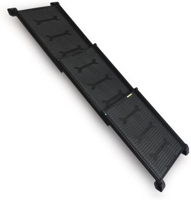 4pets Easy-Steps - Рампа для собак у бокси, металевий сірий колір, швейцарська якість