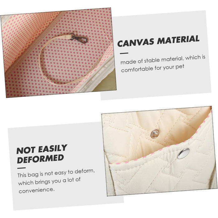 Складана переноска для тварин Levemolo з міцного канвасу з кишенею. Переноска для собак та котів для подорожей та активного відпочинку.