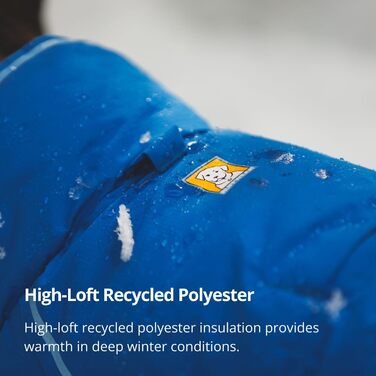 RUFFWEAR Vert: Водонепроникна куртка для собак, розмір S, Blue Pool