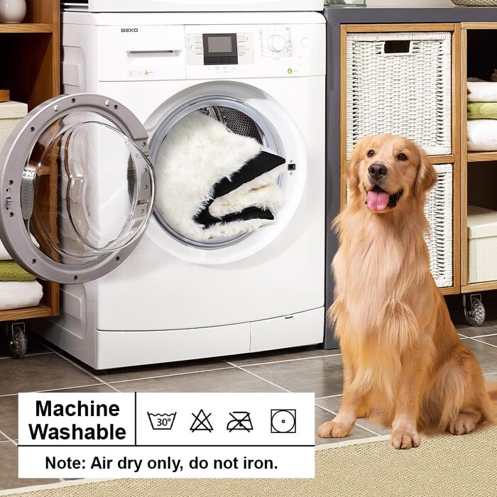 Самогріюча ковдра для домашніх тварин Wdmiya 60x45 см, для котів та собак, миюча, флаєцева, без електроживлення, для автомобіля. Білий колір, розмір M.