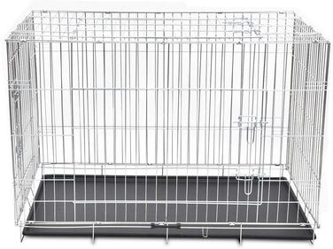 Металева складана переноска для собак ZEYUAN XXL, клітка для собак, переноска для собак, вольєр для собак