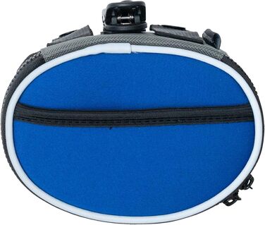 Сумка для ласощів для собак Quickdraw – для тренувань з клікером та відходами – зручна, з відбиваючими елементами (L, блакитний)