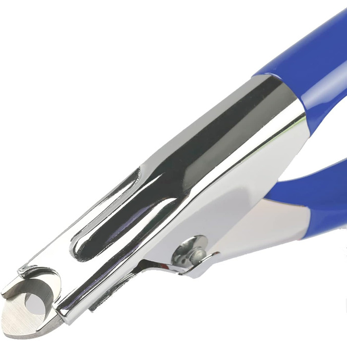 Професійні ножиці для грумінгу собак та котів, триммер для догляду за кігтями, з безкоштовною пилочкою, нержавіюча сталь, зручні ручки – для безпечного та професійного догляду, блакитні