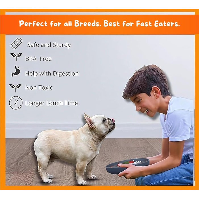 Миски для повільного годування собак та котів, силікон, 2 шт. (Лакс та Шкіряно-сірий), нековзні, для повільного харчування