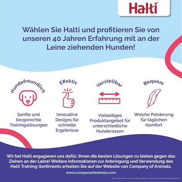 HALTI Optifit нашийник-упряж для середніх собак, анти-тяг, регульований, з м’якою накладкою на морду