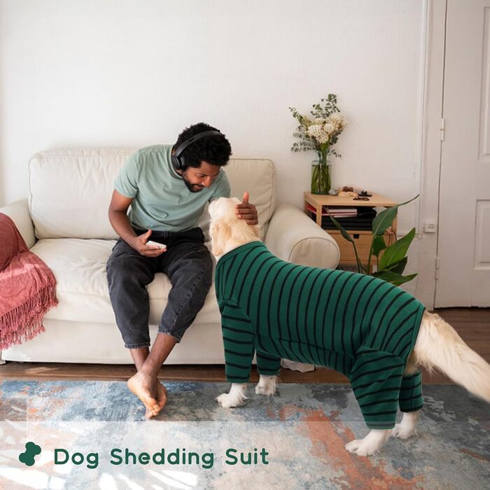 Теплий зимовий пуловер для собак з флісу (зелений, L)