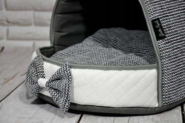 Лежак-будка-тунель для собак та котів SjestaPupila, розмір L (40x50 см)