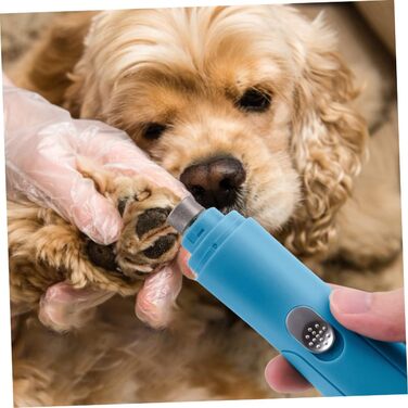 Електричний триммер для нігтів Milisten для собак та котів - тиха робота, регулювання швидкості, ергономічний дизайн