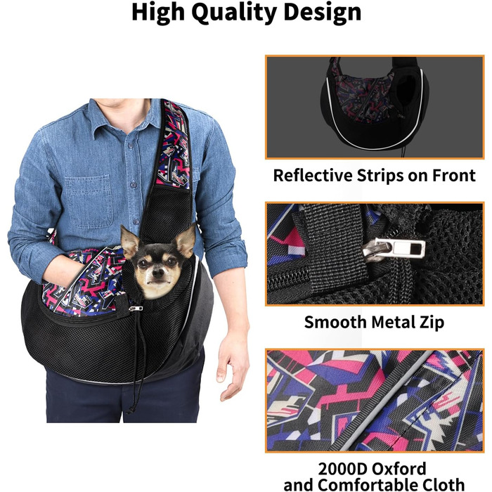 Червона переносна сумка-переноска для собак та котів Lyneun 6 кг, дихаюча сітка, регульований ремінь для прогулянок