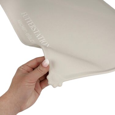 Підкладка під миску для котів Minty&Marla® Beige | Силіконова килимок протиковзкий | Підкладка для води та корму