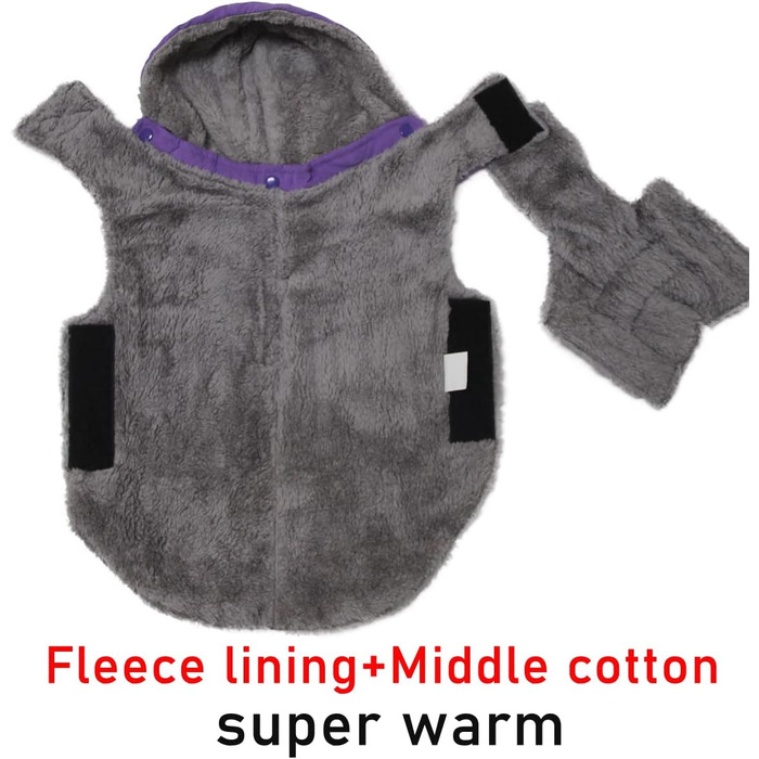 Флісовий теплий пуловер з капюшоном для собак, тепла куртка для цуценят на зиму, зелений, розмір S