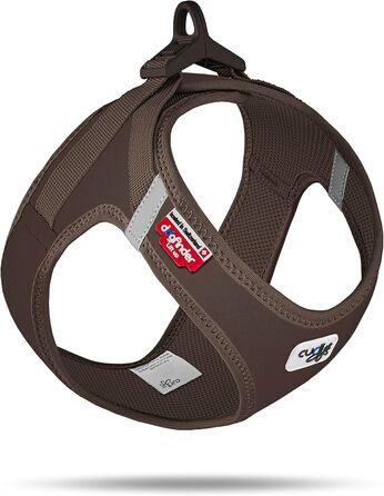 Шлейка для собак Curli Clasp Softshell, коричнева, розмір S