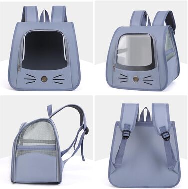 Рюкзак для собак і котів, дихаючий, для подорожей та прогулянок (до 10 кг)