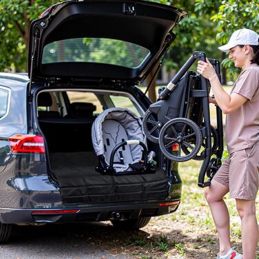 Захист для вантажного відсіку автомобіля, 96 x 64 см, універсальний, складний, для собак та вантажів