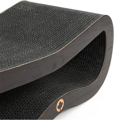 Котячий будиночок Kratzbrett Orbit Petite - когтеточка для котів, лежанка, чорний