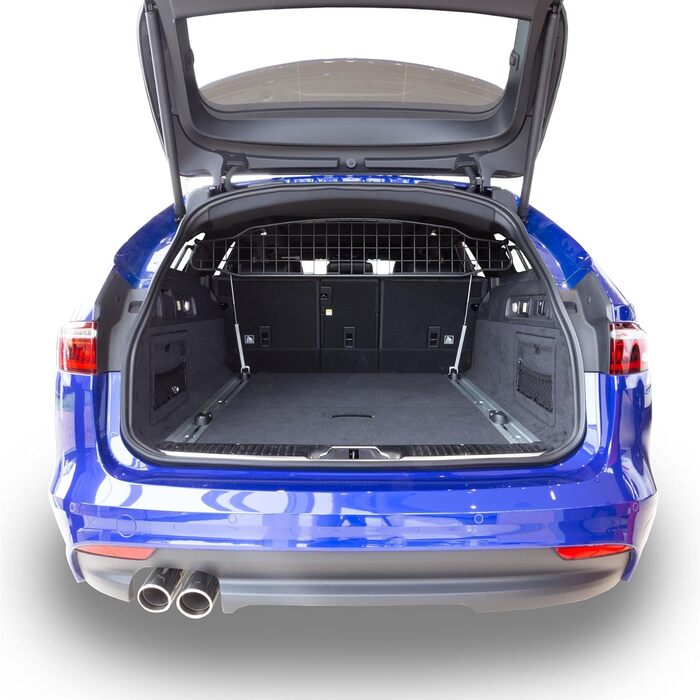 Сітка для собак Travall Jaguar XF (2015-2024) - захист багажника, сітка для перевезення собак, міцна сталева конструкція