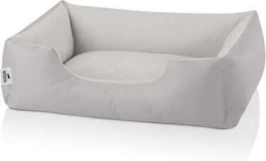Ліжко для собак BedDog Zara, знімний і праний чохол, м'який лежак-диван для маленьких собак, розмір S