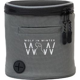 Сумка для ласощів Quickdraw для собак – сумка для дресирування з тримачем клікера та диспенсером для відходів – зручна сумка для ласощів для собак – міцна, світловідбивна (Чорна)