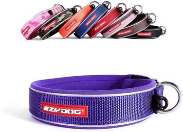 Нашийник для собак EzyDog Neoprene Comfort - великий, середній, малий, фіолетовий (M, L 45-51 см)