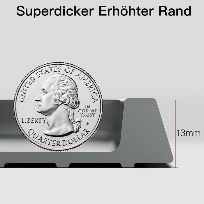 Підкладка під миски для котів та собак, силіконова, з високим бортиком, вологостійка, сіра