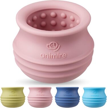 Іграшка-головоломка для собак з дозатором ласощів, інтерактивна, з силікону, BPA-free, рожева