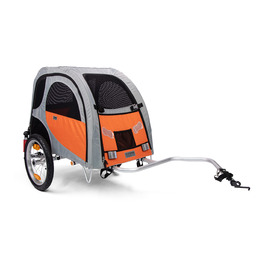 TrendPet Comfort Wagon M: Алюмінієвий причіп для собак з підвіскою, сірого кольору