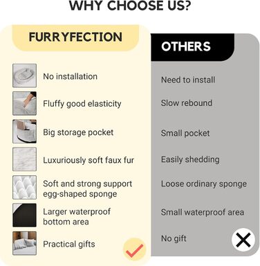 Велике ліжко для собак та людей FURRYFECTION, 180x114x35.6 см, сіре, з підстилкою та подушкою