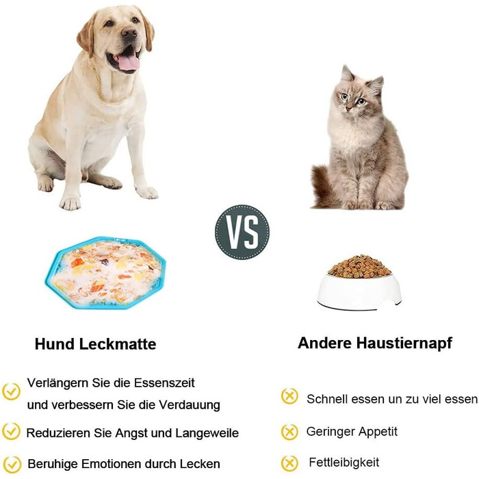 Лежанка-заспокійлива для собак з присосками (2 шт.) - блакитний та помаранчевий кольори