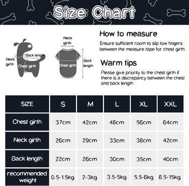 Теплий зимовий халат для собак Galatée, флісовий пуловер для маленьких та середніх собак (XL, чорний)