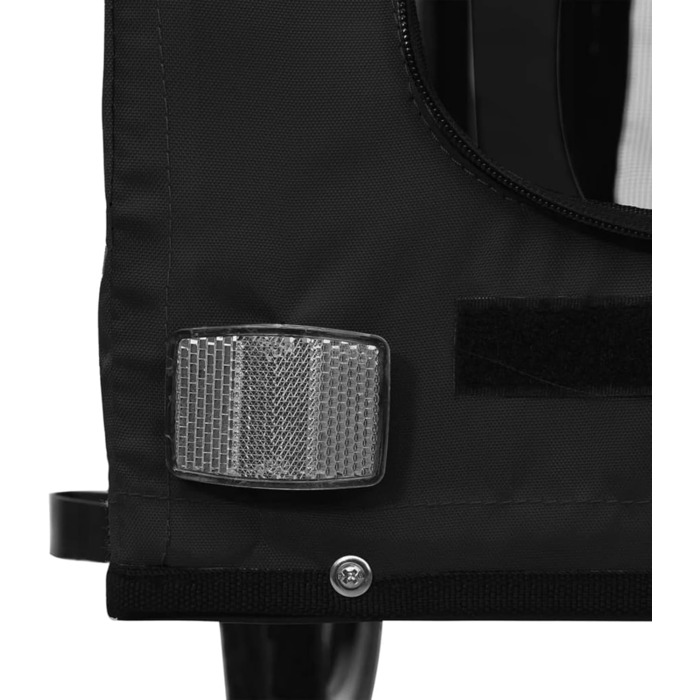 Фарм-причіп для собак Gecheer: зручний, з відбивачами, зелено-сірий, 124x53x53 см