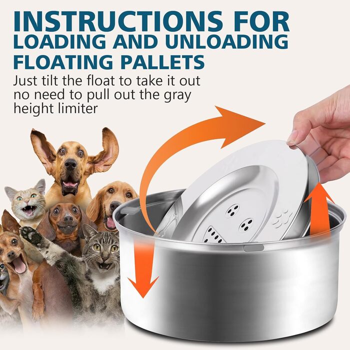 Миска для собак Slow Feeder з гелевими вставками, запобігає ковтання, великі миски для собак, аксесуари для собак, покращує травлення (миска для води)