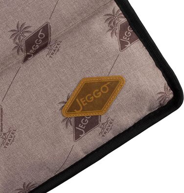 Килимок для собак JEGGO 'Cannes', рожевий, великий, компактний, з ручкою, для дому та подорожей, водовідштовхувальний