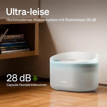 PETLIBRO фонтанчик для собак та котів, 8л, білий. Тиха робота 26dB, захист від розливу, легка чистка, підходить для великих собак та кількох котів