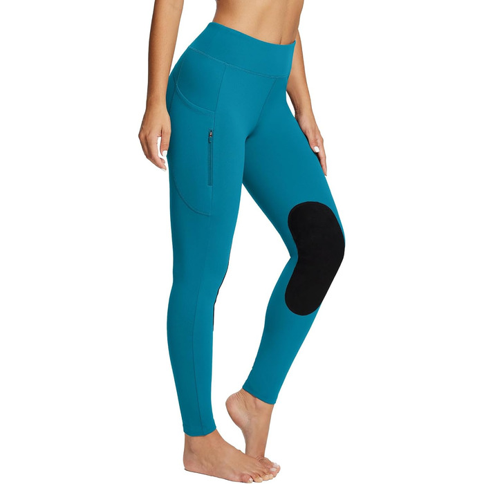 Lila Reitleggings Baleaf Daen з підкладкою та кишенею для телефону - водонепроникні штани для їзди верхи (XXL)