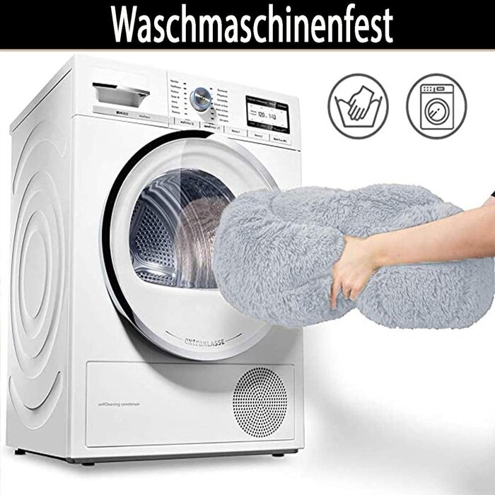 Ортопедичне ліжко для собак XL з піною з пам'яті: овальне, антистрес, плюшеве, для великих та середніх собак. Сіре, зручне, для відпочинку.