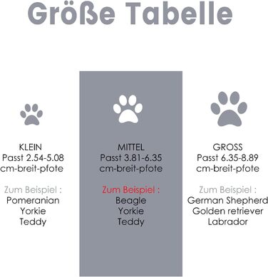 Очисник лап для собак з рушниками (3 шт.) | Аксесуар для собак середніх порід | Очисник лап | Розмір M, сірий